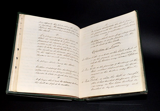 Original Football Association Rule Book From 1863 On Display At British Museum Books Books 8813